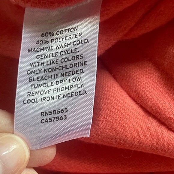 Make + Model Coral Ruffle Hoodie & Sweatpants Set Size Medium - Picture 7 of 14